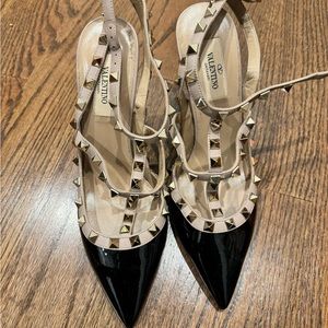 Valentino heels worn once - excellent condition. Size 38 (I am a size 8)